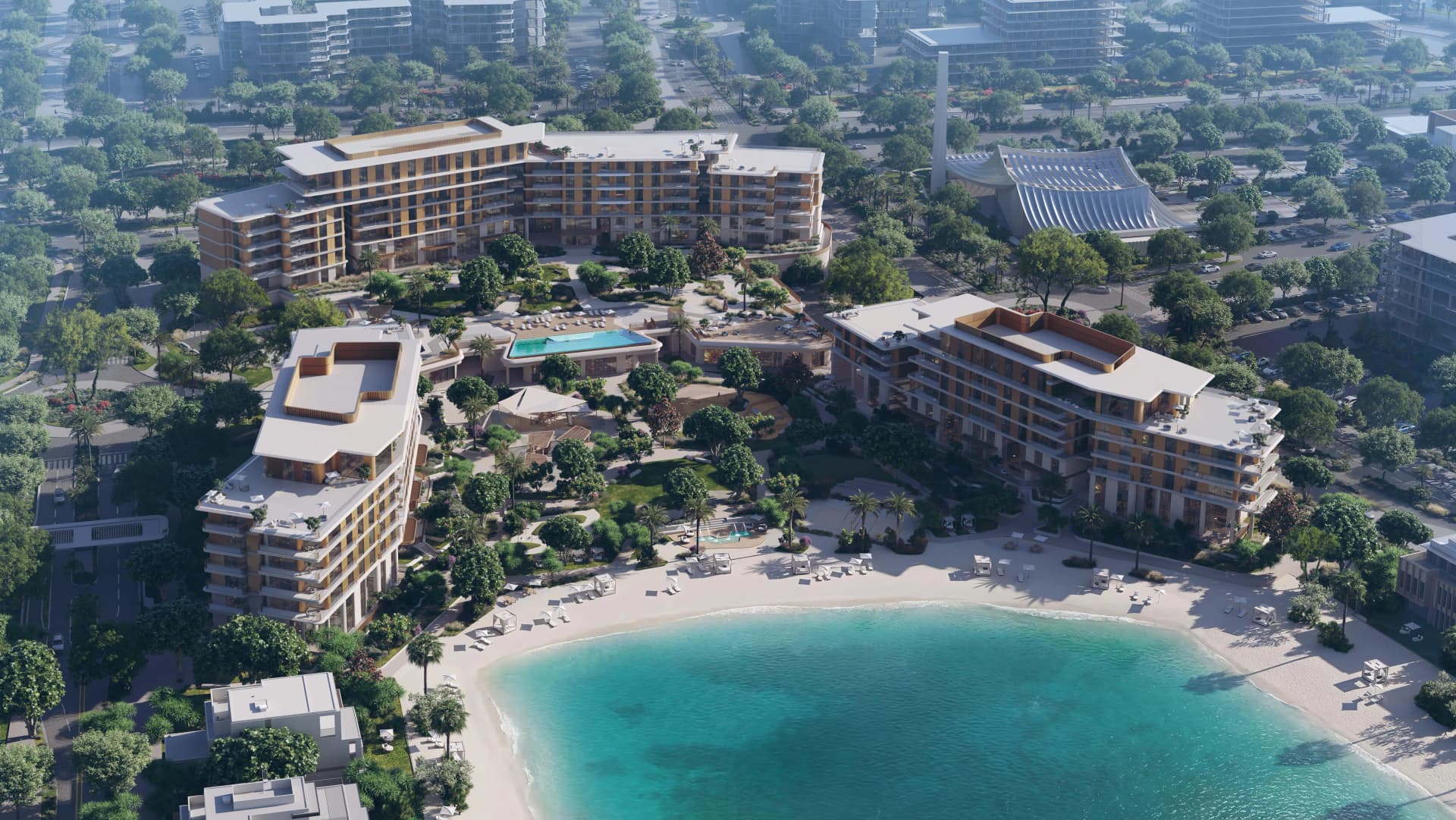 اقامتگاه‌های خصوصی فاز ۲ (Palm Central Private Residences Phase 2) off-plan project by Nakheel in Palm Jebel Ali, Dubai
