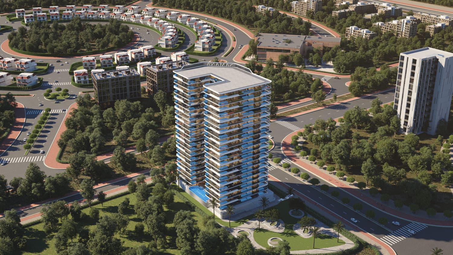 Samana Parkville off-plan development by Samana Developers in Dubailand Residence Complex, photo 7 of 9