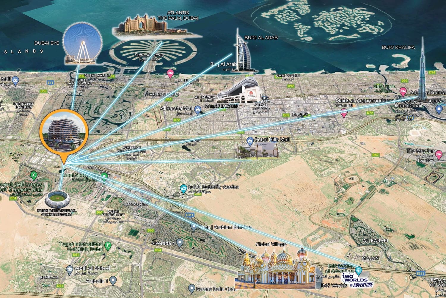 Samana Portofino off-plan development by Samana Developers in Dubai Production City, photo 5 of 10