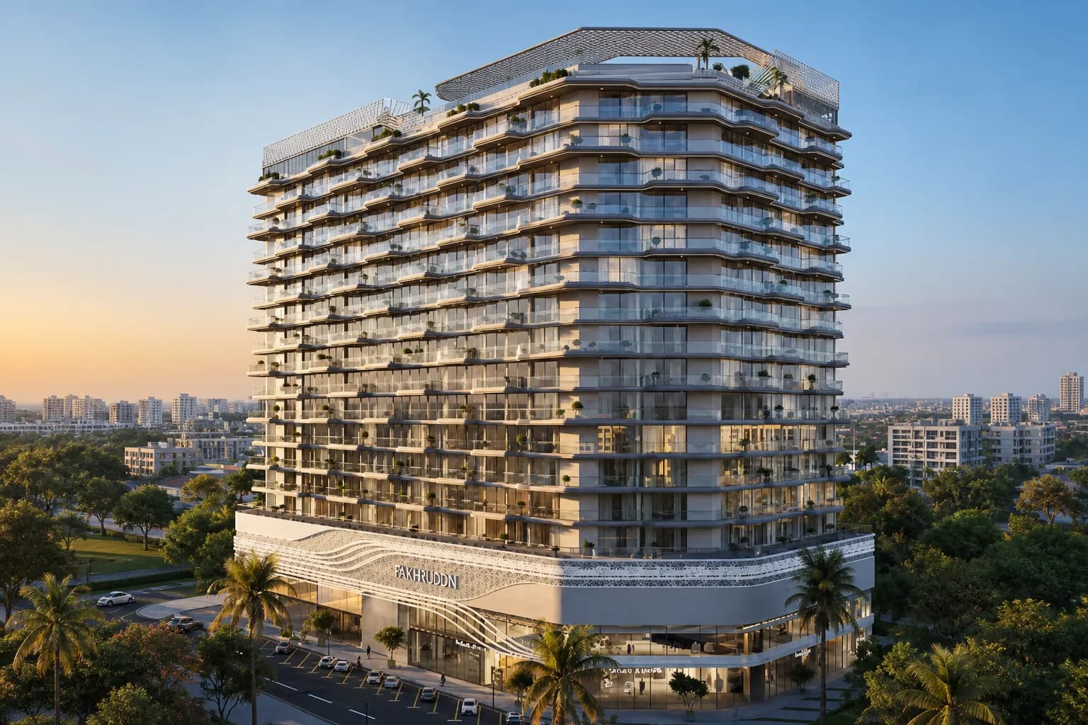 Treppan Vision off-plan project by Fakhruddin Properties Development in Dubai Land Residence Complex, Dubai