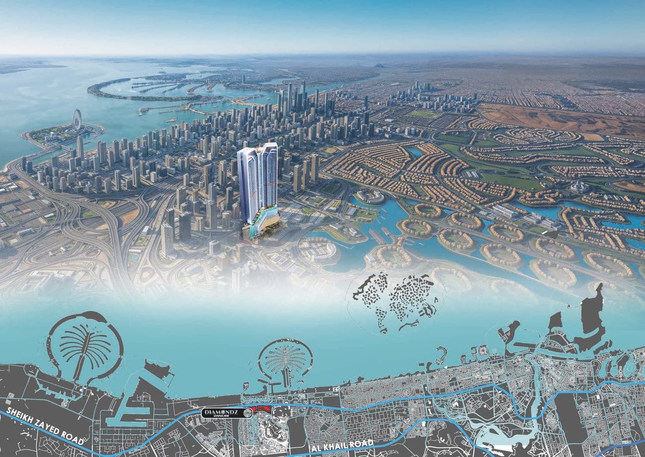 Diamondz off-plan development by Danube Properties in JLT (Jumeirah Lake Towers), Dubai, photo 3 of 10