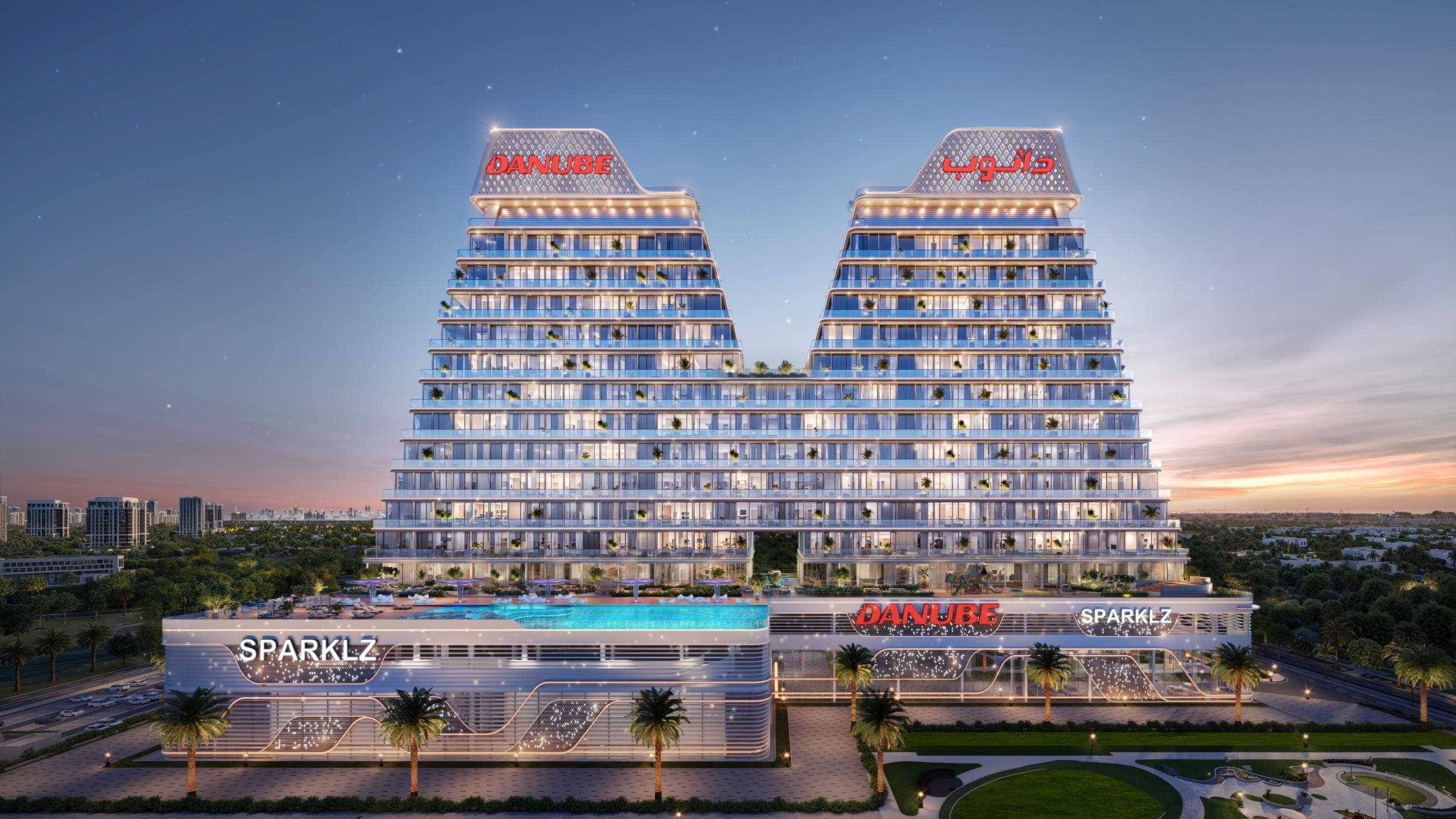 Sparklz off-plan development by Danube Properties in Jebel Ali Village, Dubai, photo 3 of 6