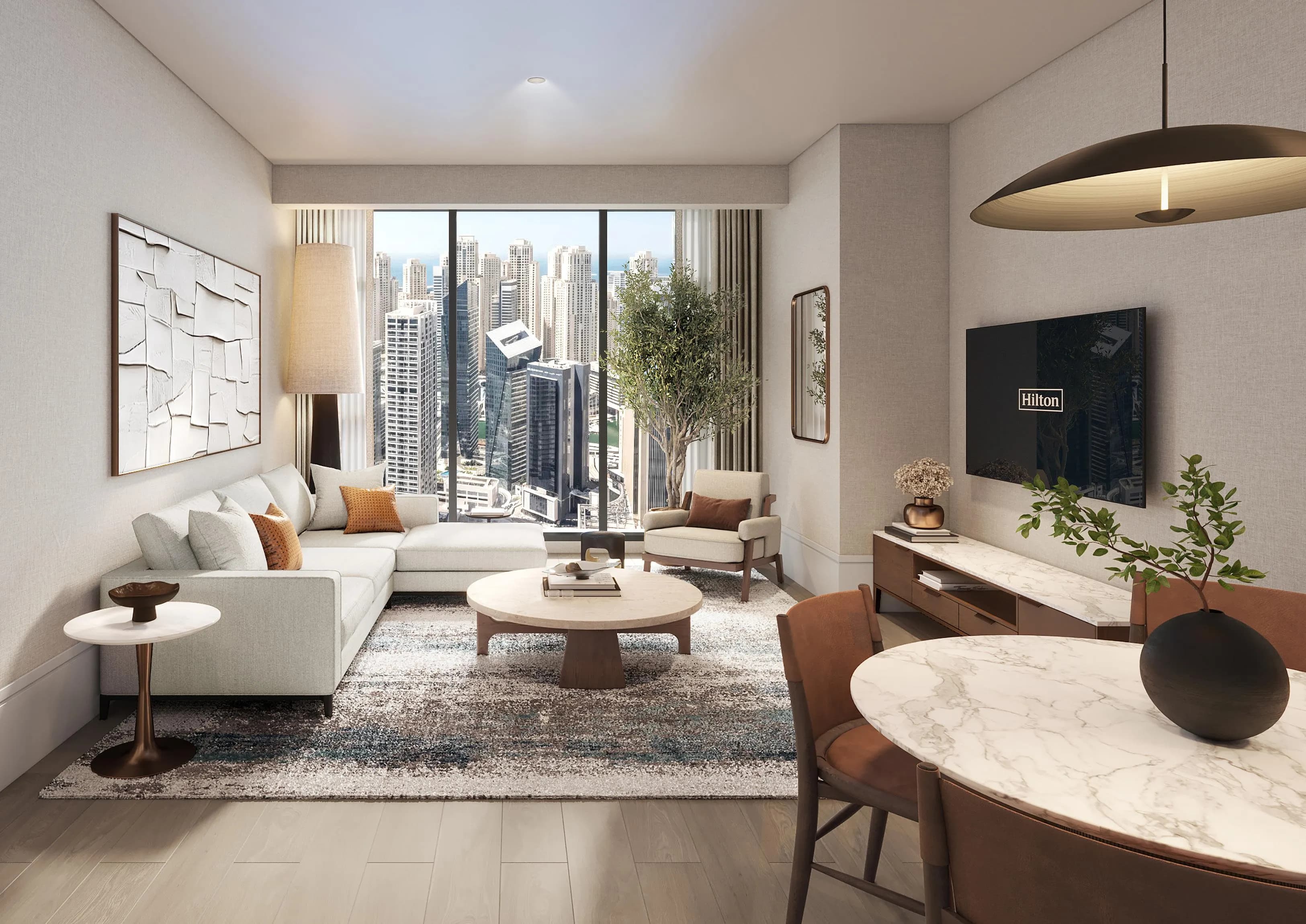 Hilton Residences Dubai JLT off-plan development by Emirates Developments in JLT (Jumeirah Lake Towers), Dubai, photo 4 of 10