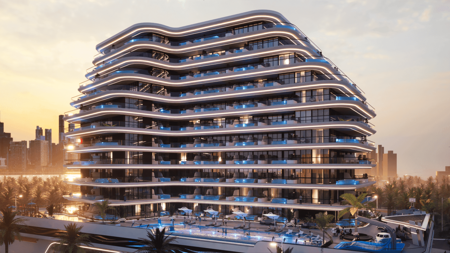 Samana Portofino off-plan development by Samana Developers in Dubai Production City, photo 3 of 10