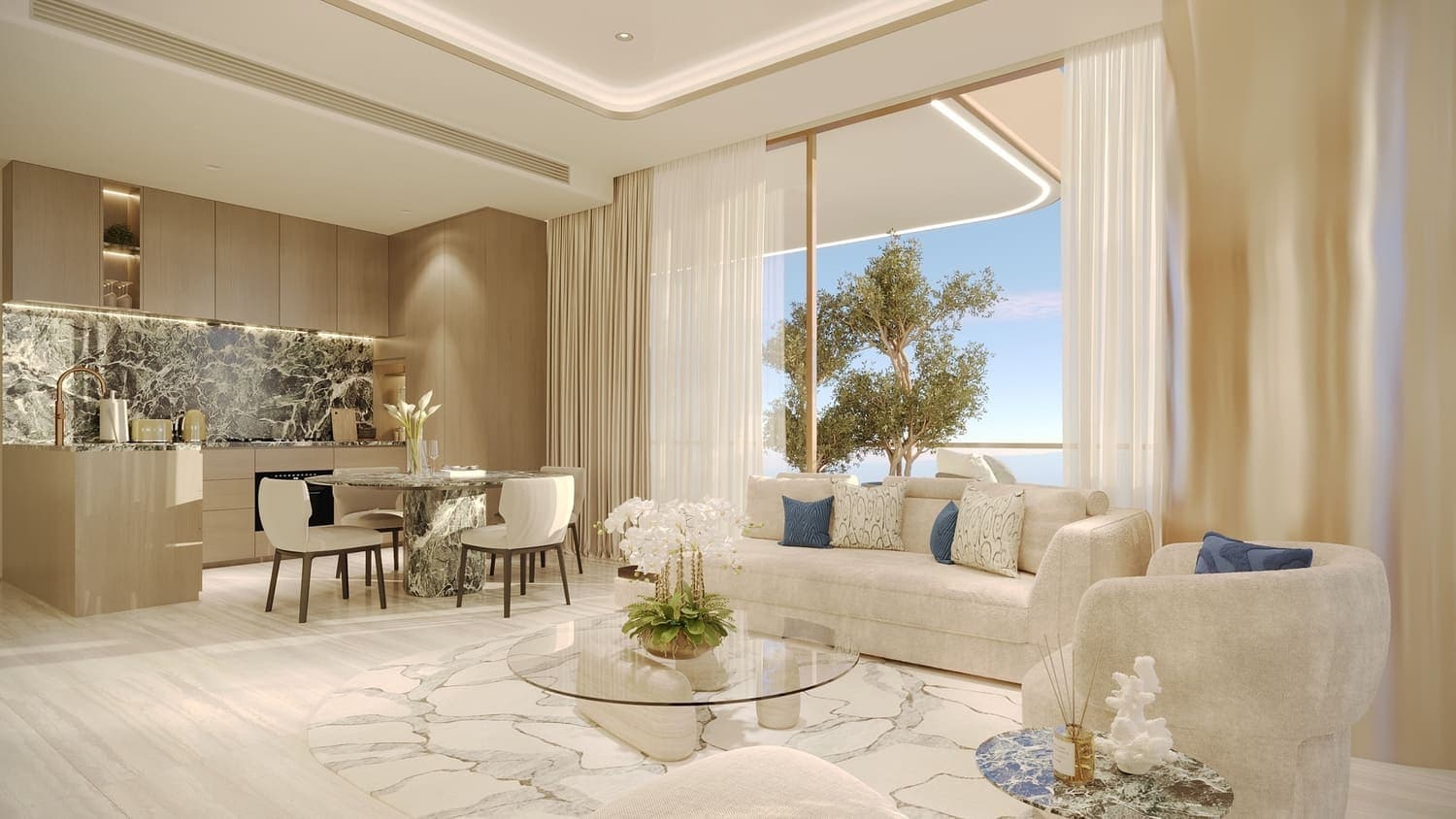 Treppan Serenique Residences off-plan development by Fakhruddin Properties Development in Dubai Islands, Palm Deira, Dubai,…