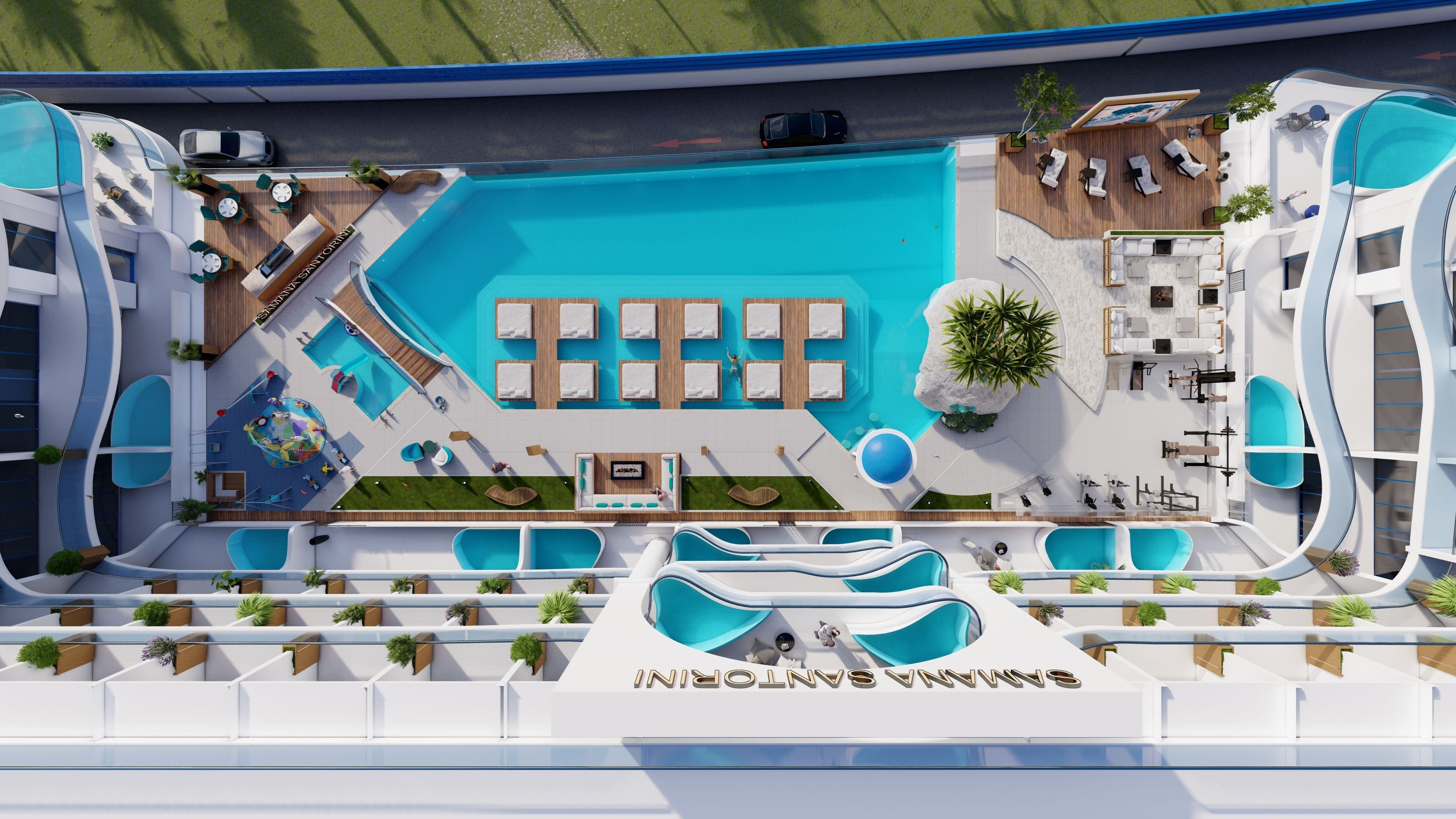 Samana Santorini off-plan development by Samana Developers in Dubai Studio City, photo 7 of 8