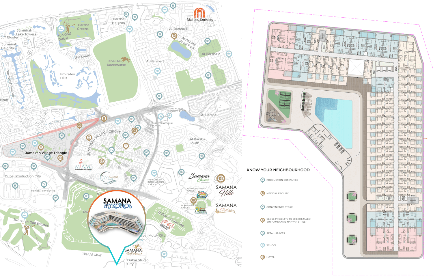 Samana Mykonos off-plan development by Samana Developers in Dubai Studio City, photo 6 of 10