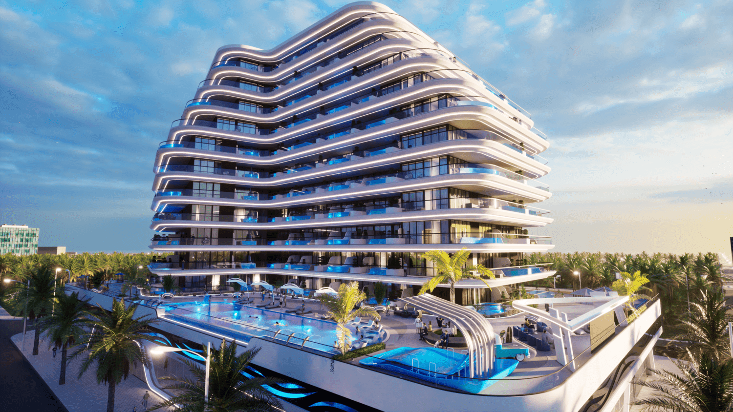 سامانا پورتوفینو (Samana Portofino) off-plan project by Samana Developers in Dubai Production City