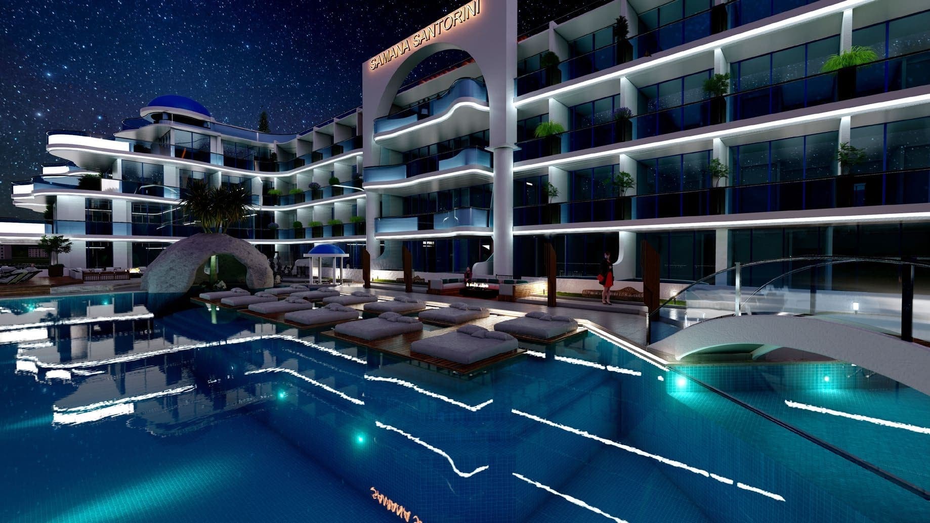 Samana Santorini off-plan development by Samana Developers in Dubai Studio City, photo 2 of 8