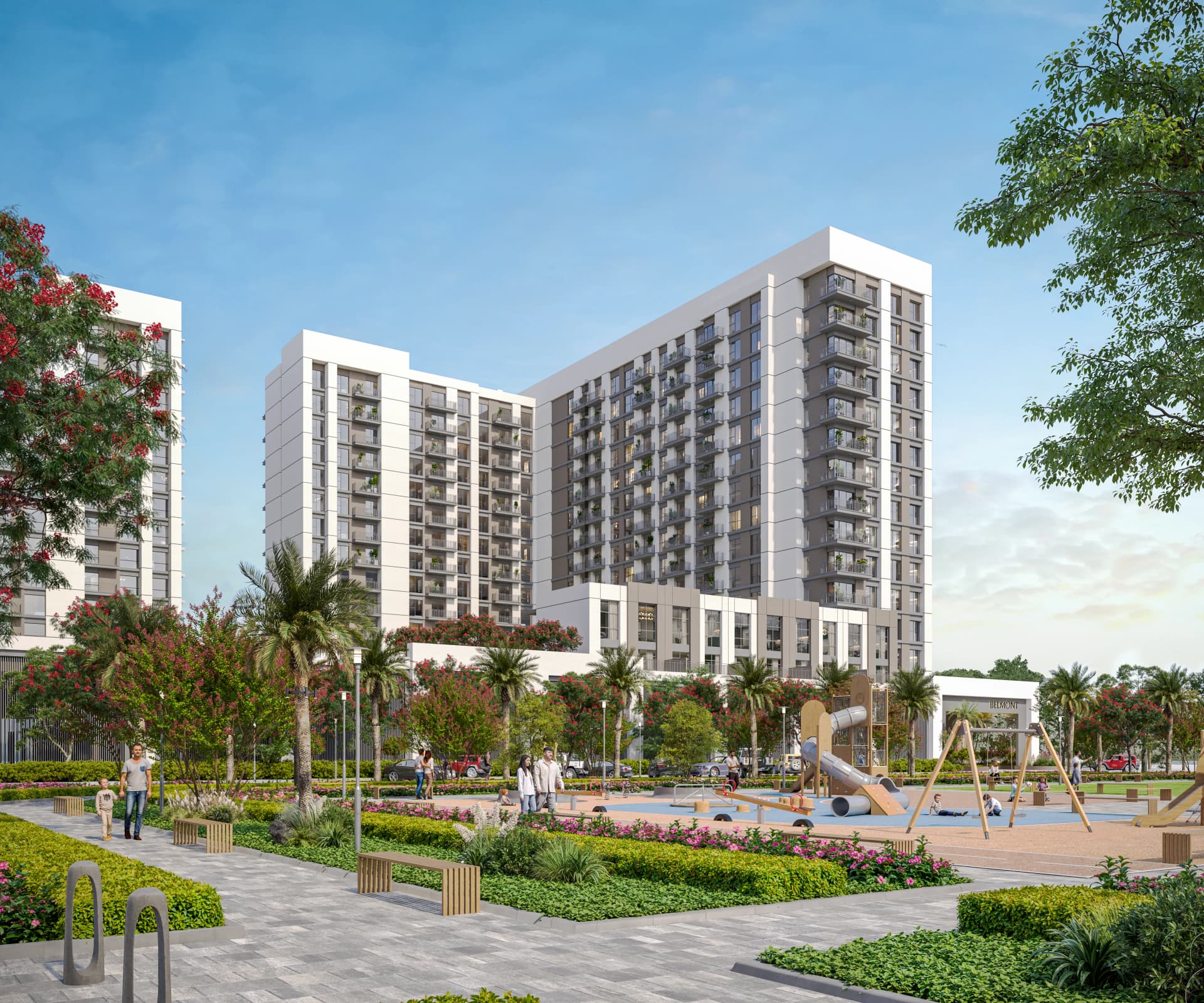 Belmont off-plan project by Nshama Group in Town Square, Al Yalayis 2, Dubai