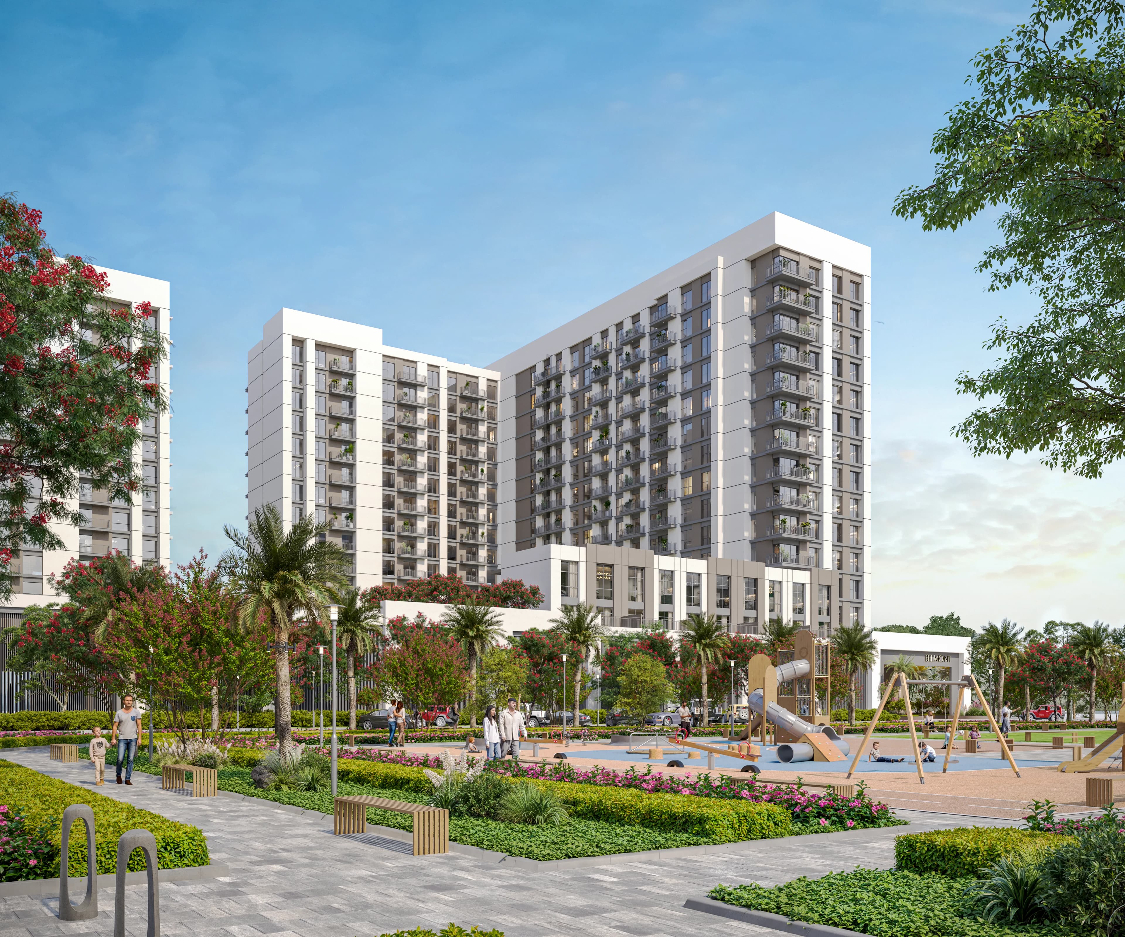 Belmont off-plan project by Nshama Group in Town Square, Al Yalayis 2, Dubai