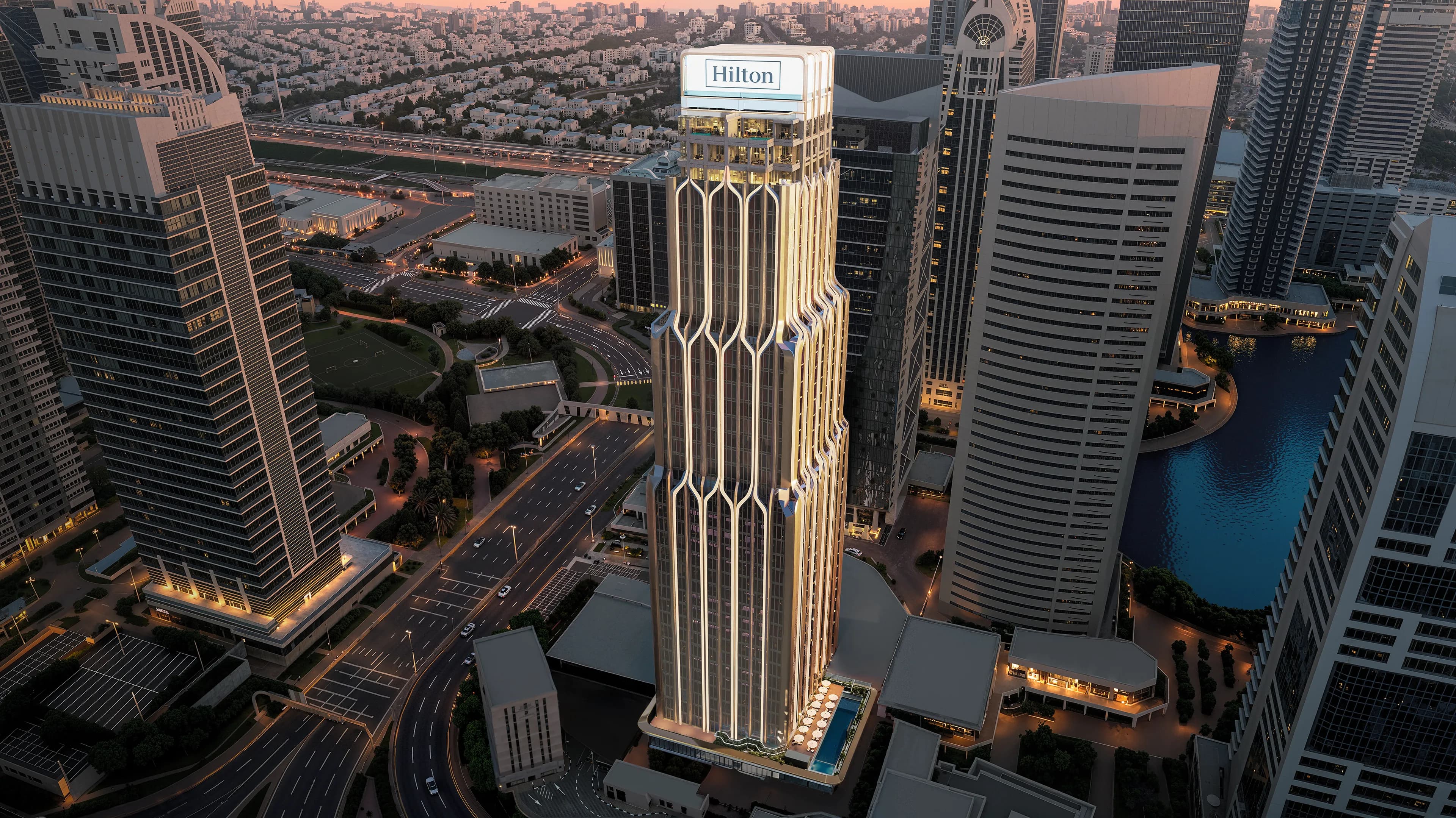 Hilton Residences Dubai JLT off-plan project by Emirates Developments in JLT (Jumeirah Lake Towers), Dubai