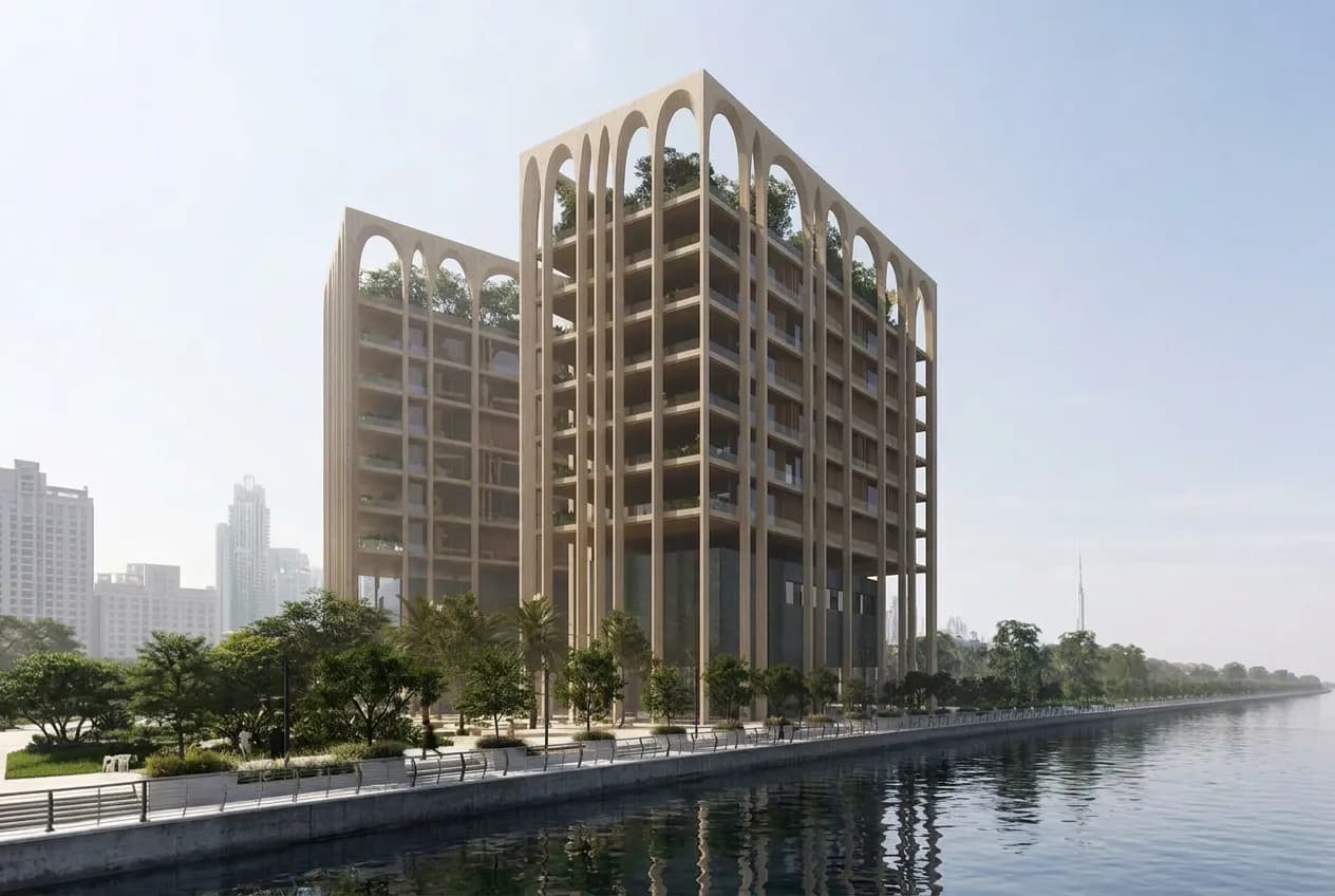Sea Mirror Residences off-plan project by Lamar Development in Jumeirah Second, Jumeirah 2, Dubai