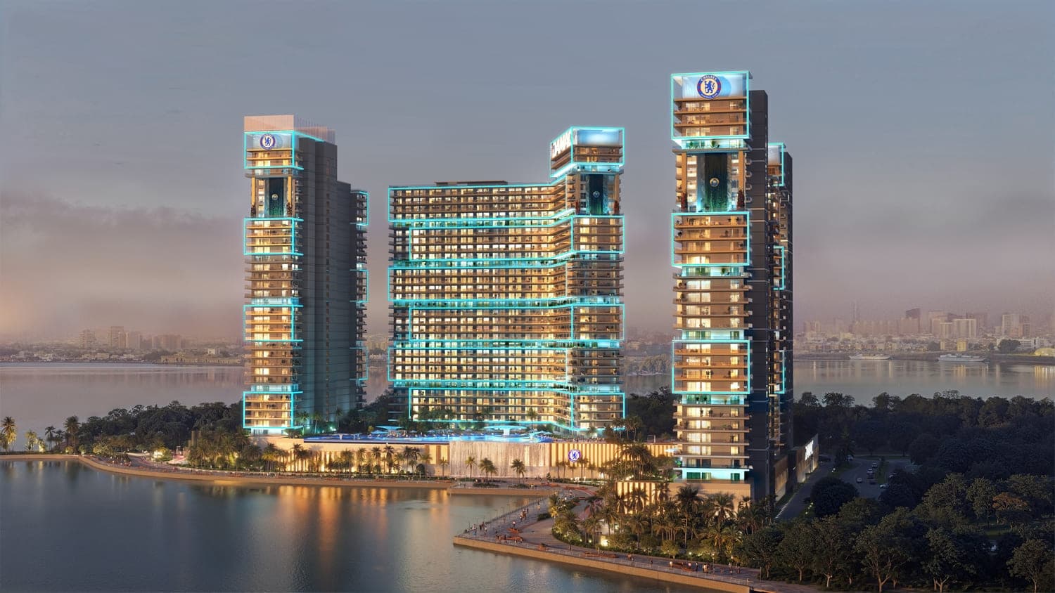 Chelsea Residences off-plan development by DAMAC Properties in Dubai Maritime City, Dubai, photo 1 of 9