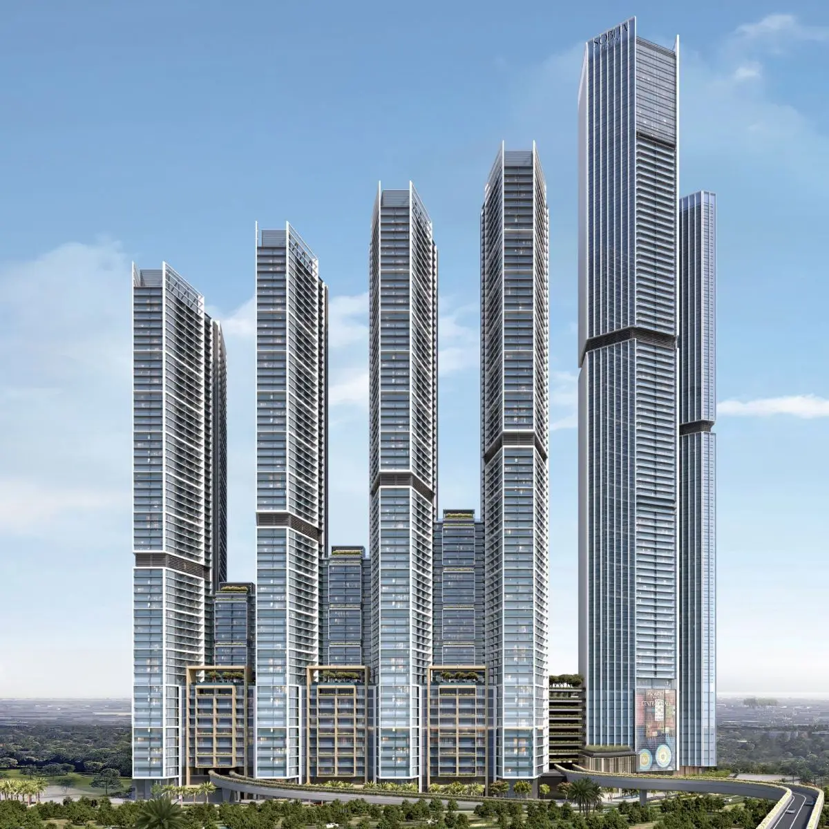 د هورایزن (The Horizon at Sobha Central) off-plan project by Sobha Realty in Sobha Central
