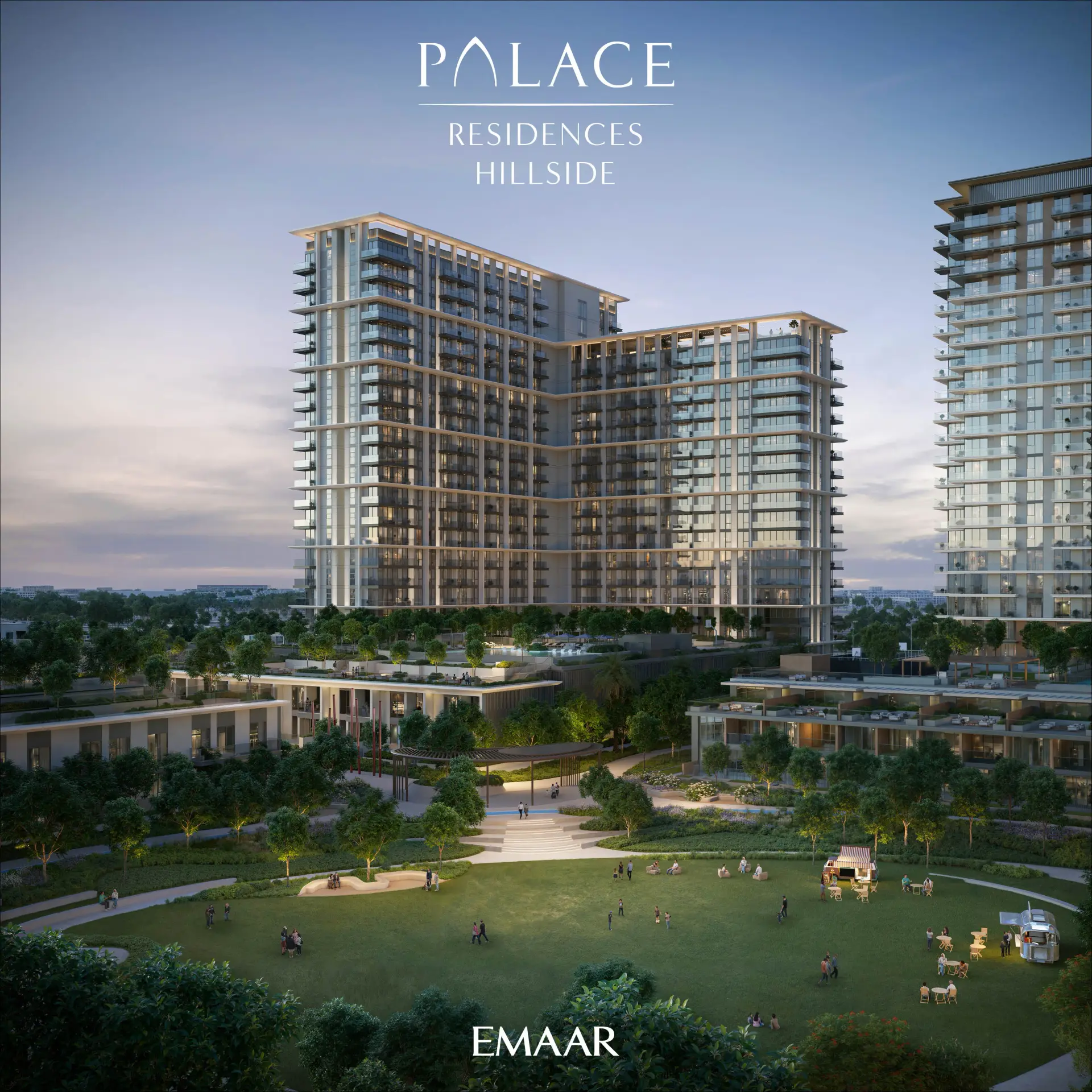 پالاس رزیدنسز هیل‌ساید (Palace Residences Hillside) off-plan project by Emaar in Dubai Hills, Hadaeq Sheikh Mohammed Bin…