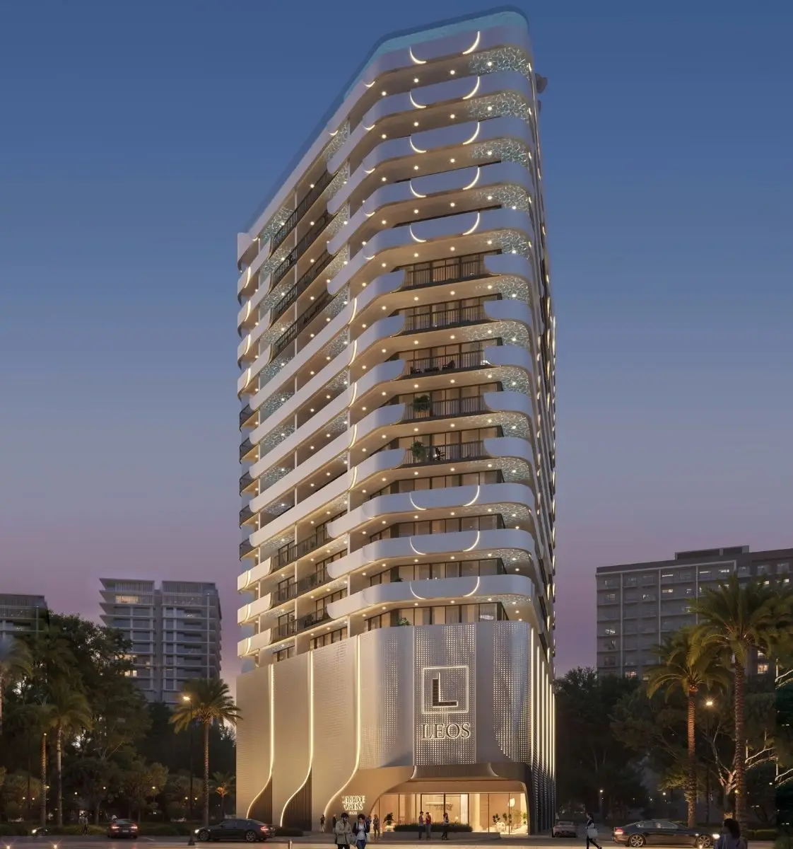ویبریج گاردنز ۵ (Weybridge Gardens 5) off-plan project by LEOS Developments in Dubailand Residence Complex