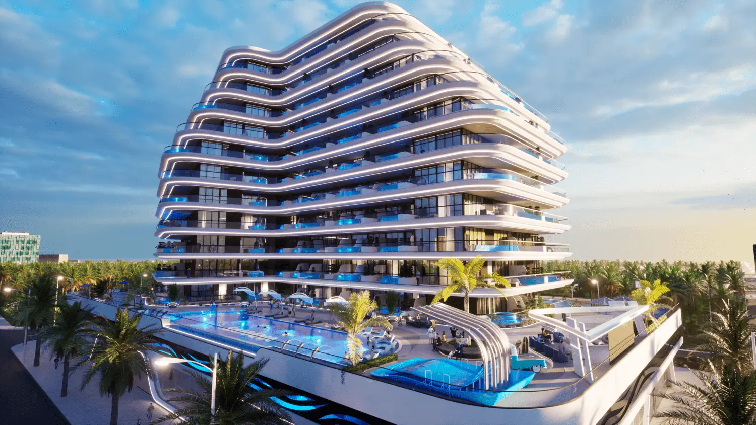 سامانا پورتوفینو (Samana Portofino) off-plan project by Samana Developers in Dubai Production City