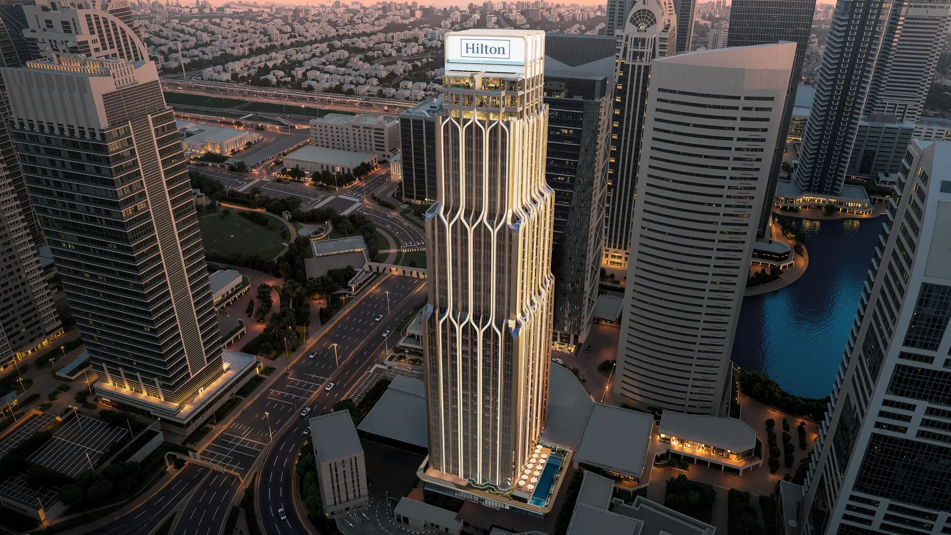 هیلتون رزیدنسز (Hilton Residences Dubai JLT) off-plan project by Emirates Developments in JLT (Jumeirah Lake Towers), Dubai